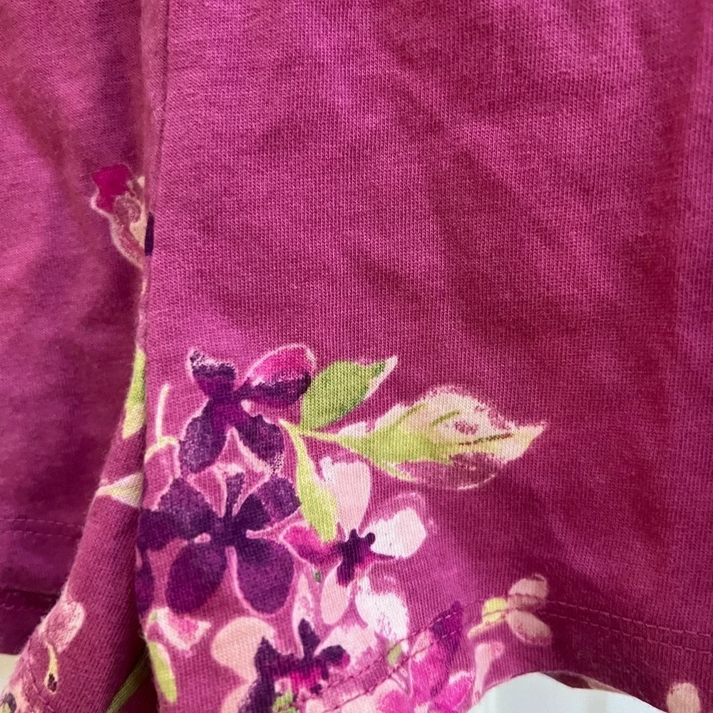 NWOT The Children’s Place 2T Purple & Green Girls Floral Soft Shorts